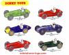 4 pneus Dinky Toys 20/7 gris pour voitures de courses Dinky GB Racing au 1/43e