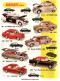 Les 8 pneus Dinky Toys noirs striés Dunlop pour voitures miniatures Dinky