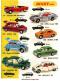 Les 8 pneus Dinky Toys noirs striés Dunlop pour voitures miniatures Dinky