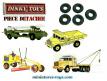 11 Pneus Dinky Toys 27/12 noirs pour le Berliet GBO saharien Dinky