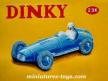 4 pneus Dinky Toys 20/7 gris pour voitures de courses Dinky GB Racing au 1/43e