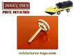 Le volant trois branches pour Unimog Mercedes miniature de Dinky Toys France