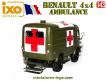 Le Renault 4x4 ambulance militaire miniature de Direkt Collections Ixo au 1/43e