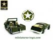 La Jeep et la voiture militaires en miniatures au 1/65e neuves