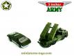 La voiture d'état major et le lance roquettes en miniatures au 1/65 et 1/87e