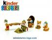 Un ensemble de 6 chats égyptiens en figurines plastique Ferrero Kinder Surprise
