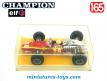 La Formule 1 Ferrari V12 rouge en miniature par Champion pour Elf au 1/65e