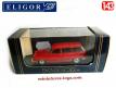 La Panhard PL17 break rouge de 1963 en miniature par Eligor au 1/43e