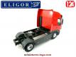 Le tracteur Fiat Iveco Stralis 540 rouge miniature par Eligor au 1/24e