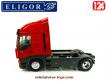 Le tracteur Fiat Iveco Stralis 540 rouge miniature par Eligor au 1/24e