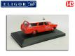 Le break Peugeot 404 Pompiers du Var en miniature par Eligor au 1/43e