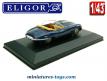 La Jaguar type E roadster 1964 décapotable bleue en miniature Eligor au 1/43e
