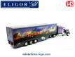 Le Kenworth T2000 et sa semi remorque miniature par Eligor au 1/43e incomplet