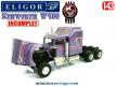Le Kenworth T2000 et sa semi remorque miniature par Eligor au 1/43e incomplet