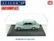 La Peugeot 203 grise de 1954 en miniature par Eligor au 1/43e incomplète