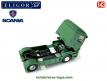 Le tracteur Scania R420 vert armée en miniature par Eligor au 1/43e