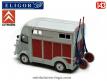 Le Citroën type H Van a chevaux Heuliez 1958 en miniature d'Eligor au 1/43e