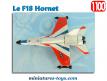 Le jet américain F18 Hornet en avion miniature métal au 1/100e