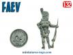 Le Grognard ou Grenadier de la garde en figurine métal par FAEV au 1/32e
