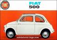 La voiture miniature Fiat 500 découvrable verte de Vitesse au 1/43e