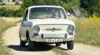 Le coupé Fiat 850 gris en miniature 3-inches par Penny Politoys au 1/66e