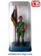 Le porte étendard franquiste en plomb peint de la marque MD Spain au 1/35e