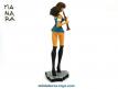 La figurine en résine de la belle pin up Aurelia dessinée par Manara