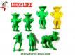 7 figurines de Lucky Luke offerte par La roche aux fées