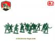 Un lot de 16 petits soldats américains de la seconde guerre mondiale au 1/35e