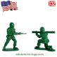 Les 19 petits soldats américains WW II sur moules Matchbox au 1/32e