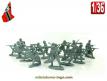 Un ensemble de 16 soldats allemand de la Wehrmacht en plastique au 1/36e