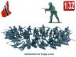 Un lot de 23 petits soldats allemands Matchbox China au 1/32e
