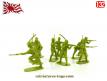 Un lot de 9 petits soldats japonais issus de moules Matchbox China au 1/32e