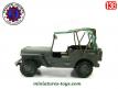La Jeep Willys militaire bâchée miniature de France Jouets au 1/38e incomplète