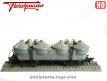 Le wagon a bogies citerne a ciment en miniature de Fleischmann au HO H0