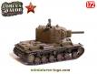 Le kit du char russe KV 2 par Unimax Forces of Valor au 1/72e