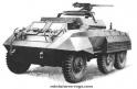Le Combat Car 6x6 Ford M20 miniature par Ixo Models et Atlas au 1/43e