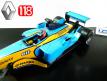 Le Formule 1 Renault Michelin en miniature au 1/18e concessionnaire