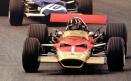 La Formule 1 Lotus rouge en miniature au 1/43e pour circuit Jouef incomplète