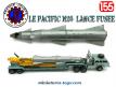 Le Pacific M26 et la remorque lance fusée miniature France Jouets au 1/55e