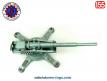 Le canon atomique sur affut en miniature de France Jouets au 1/55e incomplet