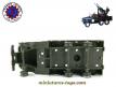 Le Dodge 6x6 WC 63 militaire miniature de France Jouets au 1/55e incomplet