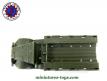 Le Dodge 6x6 WC 63 militaire miniature de France Jouets incomplet au 1/55e