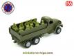 Le GMC 6x6 CCKW 353 transport de troupe militaire miniature France Jouets au 1/55e