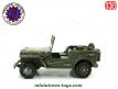 La Jeep Willys militaire en miniature de France Jouets au 1/38e incomplète