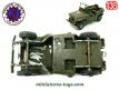 La Jeep Willys militaire en miniature de France Jouets au 1/38e incomplète