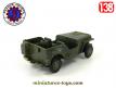 La Jeep militaire en miniature de France Jouets incomplète au 1/38e