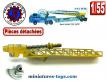 Le bas de rampe du Pacific lance fusée miniature France Jouets incomplet