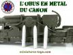 Le projectile obus en métal pour le canon atomique miniature France Jouets