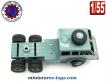 Le Pacific M26 bleu en miniature France Jouets au 1/55e incomplet